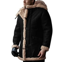 Jakne za muškarce jesen zimska modna jakna s runom rastegnute gornje jakne l muški džemper
