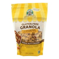 Pečenje na bazi osnovne granole bez glutena, unca