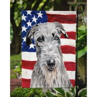 99634 američka zastava škotski deerhound veličina Američke vrtne zastave mala, višebojna