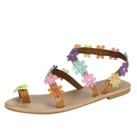 JTCKARPU sandale Žene Drvano ljeto Flau kože Ljeto udobne cipele