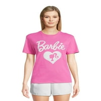 Mattel Barbie Glitter Logo Juniors Grafička majica s kratkim rukavima