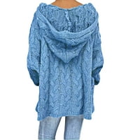Babysbule džemperi za žene za čišćenje žene modno labave velike veličine kapuljača s kapuljačom dugih rukava vrhovi