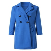 Ženski kaput A. H., Vanjska odjeća s šalom na vratu, otvorena jakna s prednjim dijelom, ženski zimski topli kaputi