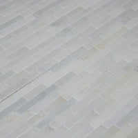 Greecijski bijeli furnir u. U rušenom mramornoj mozaičnoj pločici postavljenom na mrežicu
