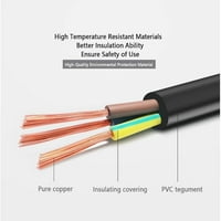 - Zamjena mrežnog adaptera za izmjeničnu struju kako bi se osigurala sigurnost kabela kabela za napajanje od 1