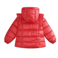 Zimski kaput za dječake, jednobojna prošivena jakna za dječake i djevojčice, Zimska topla odjeća, gornja odjeća,