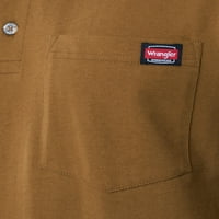 Wrangler radna odjeća muški džep kratkih rukava Henley Tee