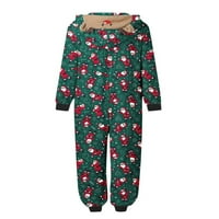 Amiliee odgovarajuća pidžama postavljena za obiteljski božićni spasnih odjeća kombinezon zatvarača