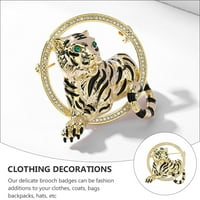 Kreativni Tigar broš ukrasni broš šik odjeća Corsage dekor odjeće