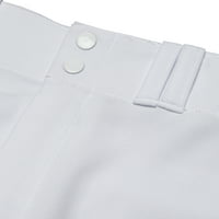 Klasične Baseball hlače, mlade, Plus size, bijele