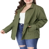Jedinstvene ponude ženskog plus veličine struka za zaštitu od struka za zip-up jakna