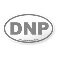 Cafepress - Ovalna naljepnica Nacionalnog parka Denali - naljepnica