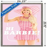 _ : Filmski zidni Poster zdravo Barbie, 22.37534 uokviren