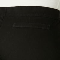 Šik ženske hlače laganog kroja s elastičnom elastikom u struku