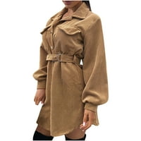 Ženske jakne, džepovi za žene, gumbi, Gornji dijelovi dugih rukava, gornja odjeća, jednobojna jakna s ovratnikom,