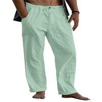 SANVIGLOR -ove muške hlače hlače za vuču Elastični struj TweagPants labave duge radne salone Green 2xl