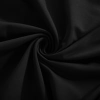 Čipkasti dugi rukavi čvrste ležerne seksi crne žene ljetne haljine veličine 2xl