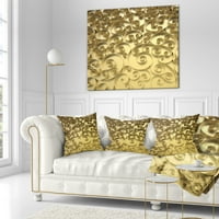 Dizajnerski 3-inčni zlatni kovrčavi pozadina-apstraktni jastuk-12.20