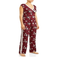 Majčinsko njegunje od strane Lamaze Nursing Gleda i hlače set za spavanje - Dostupno u plus veličine